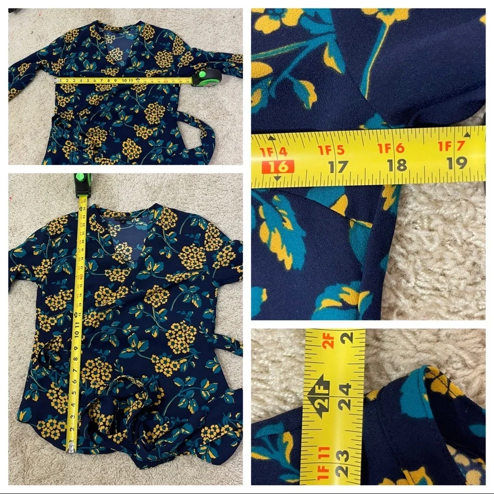 J. Crew Drapey Crepe Wrap Top and matching pants